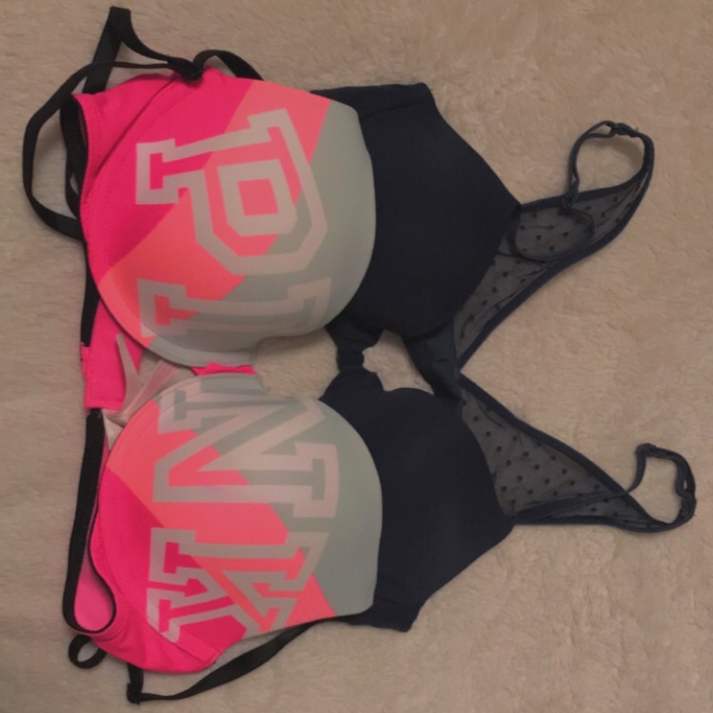 two VS Pink bralettes (2 for price of 1!)